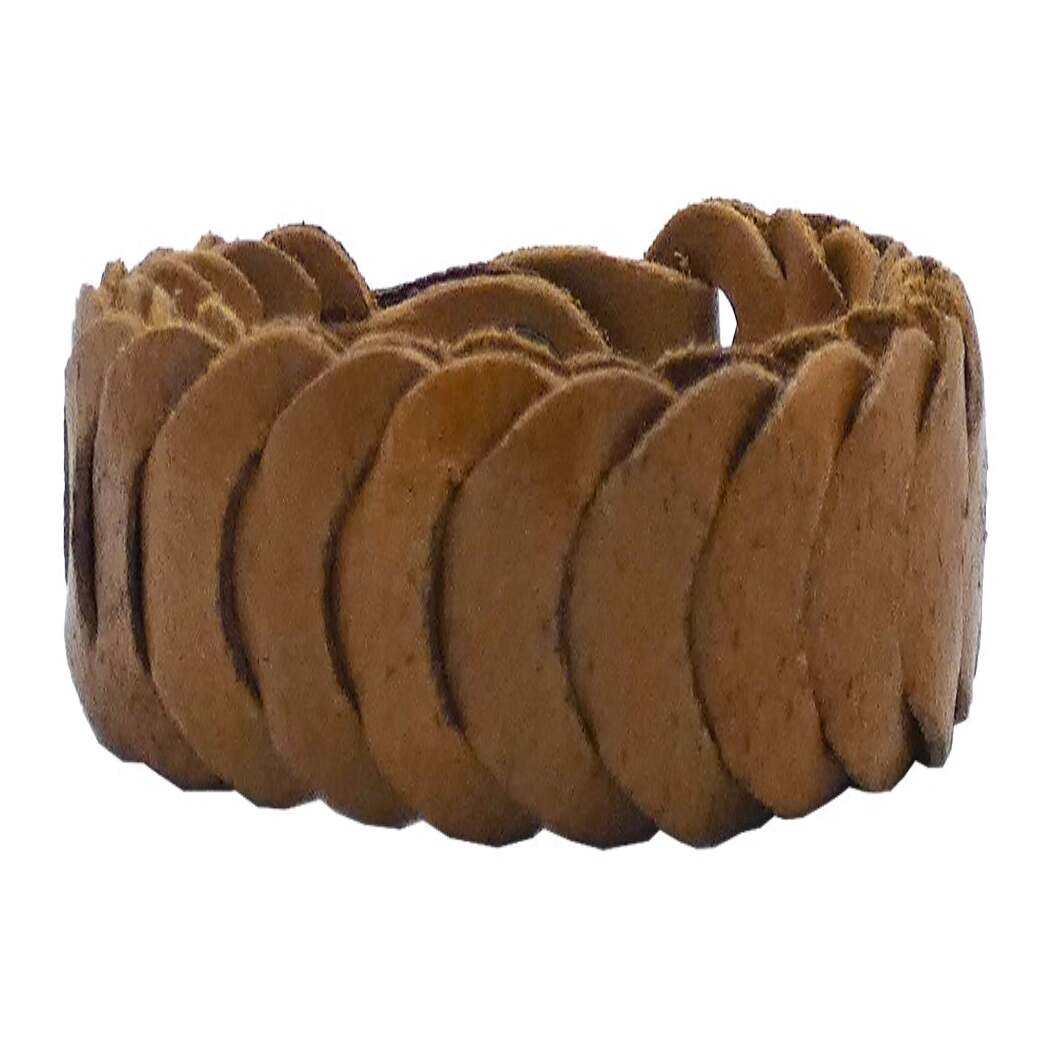 Como braided bracelet in handcrafted leather Made in Italy