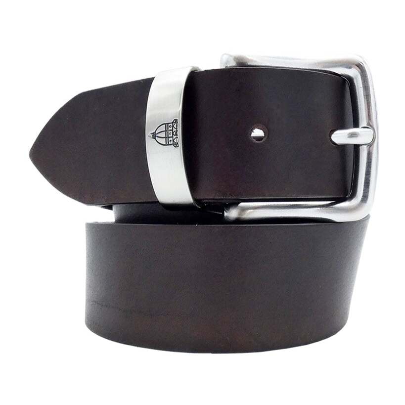 Duomo belt in Made in Italy leather with Zamak buckle