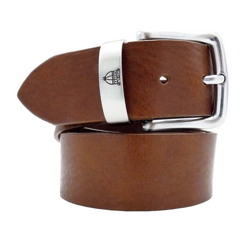 Duomo belt in Made in Italy leather with Zamak buckle