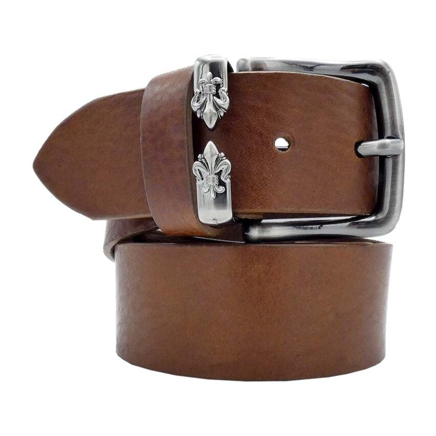 Gigli leather belt, handcrafted made in Italy