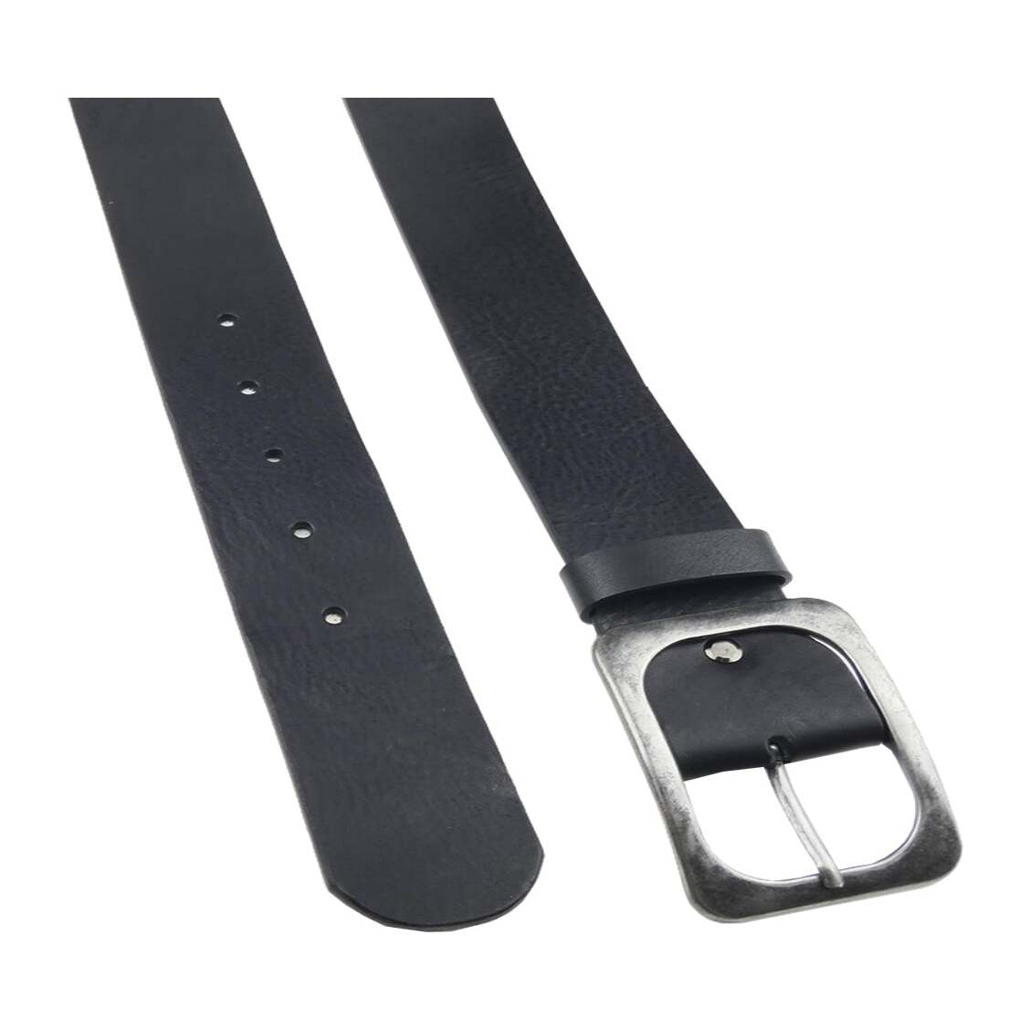 Kandinski-Ledergürtel aus 100 % pflanzlich gegerbtem Leder mit handgefertigter Zamak-Schnalle