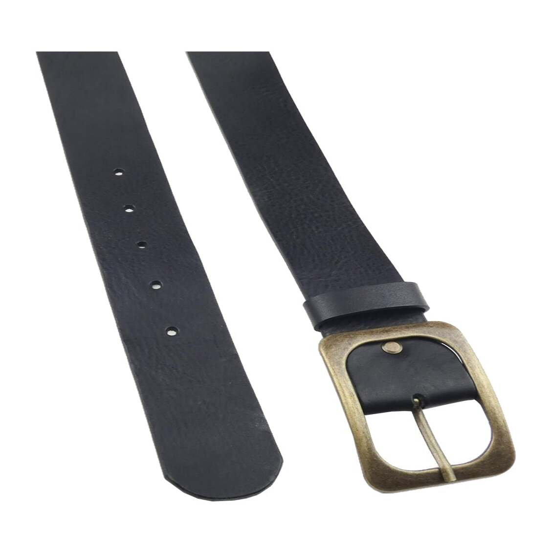 Kandinski-Ledergürtel aus 100 % pflanzlich gegerbtem Leder mit handgefertigter Zamak-Schnalle
