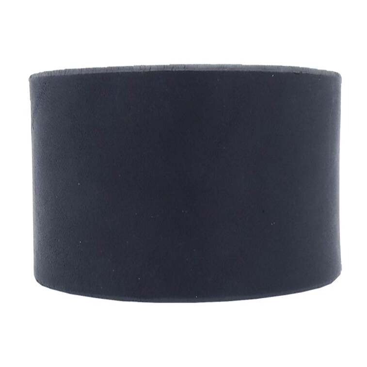 4cm leather bracelet, antique bronze adjustable clip closure, 100% vegetable tanned leather, made in Italy, black variant