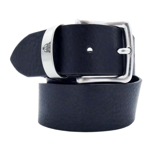 Ceinture Duomo en cuir Made in Italy avec boucle en Zamak