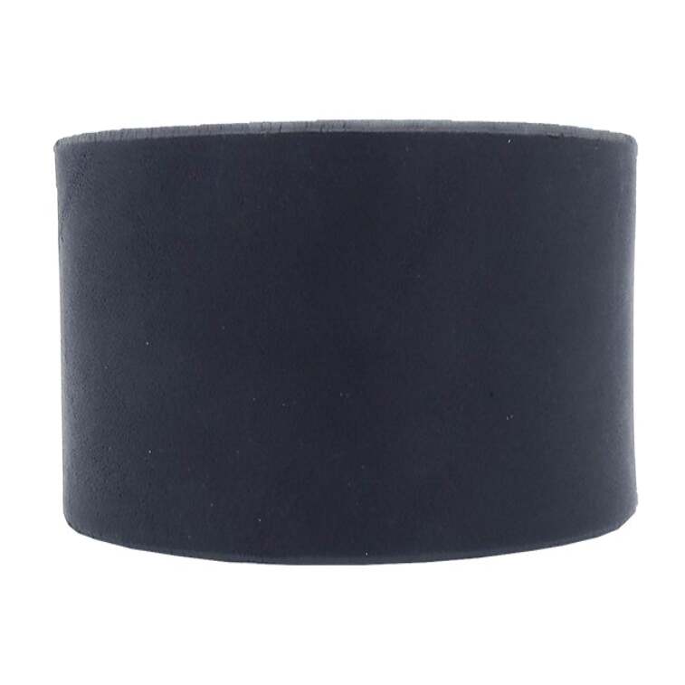 4 cm langes Lederarmband, verstellbarer Clipverschluss in Antikbronze, 100 % pflanzlich gegerbtes Leder, hergestellt in Italien, schwarze Variante